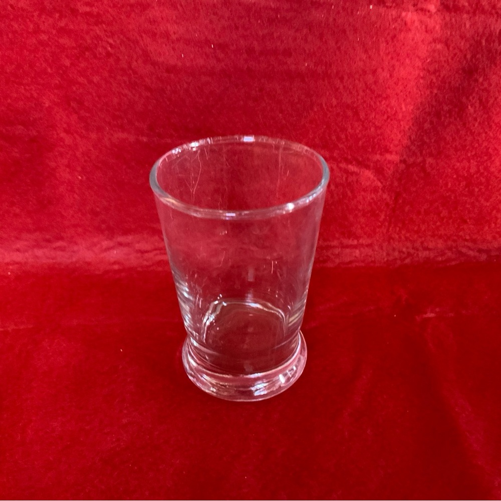 Lowball Cocktail Whiskey Drinking Clear Heavy Glass  6 OZ.